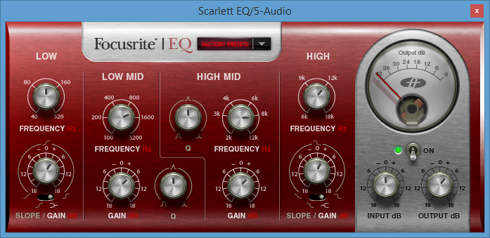 Scarlett/Focusrite EQ Plug-in